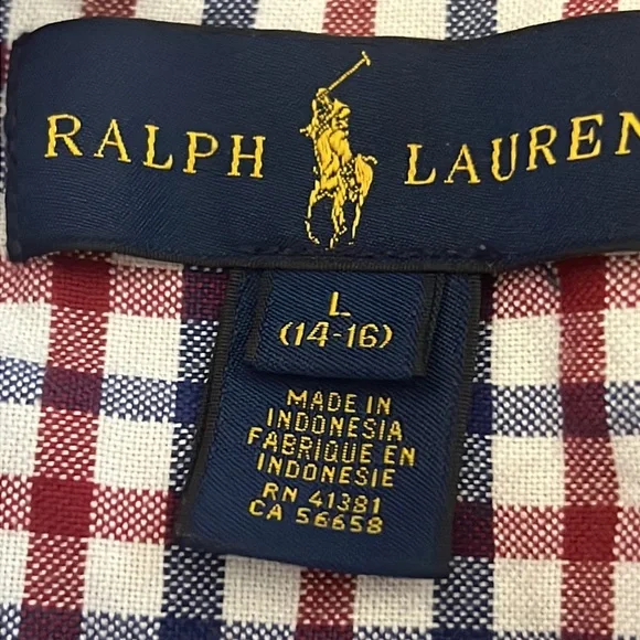 POLO RALPH LAUREN boys like new Sz L SS - Picture 3 of 4